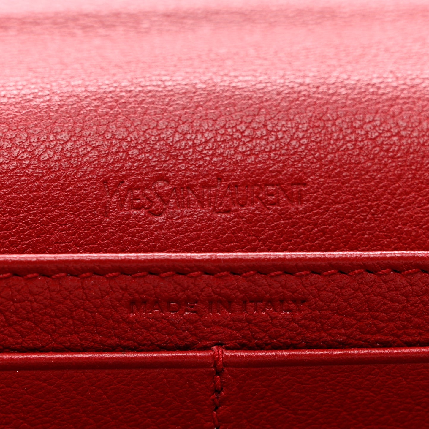 Goatskin Belle De Jour Flap Wallet Rouge Orient