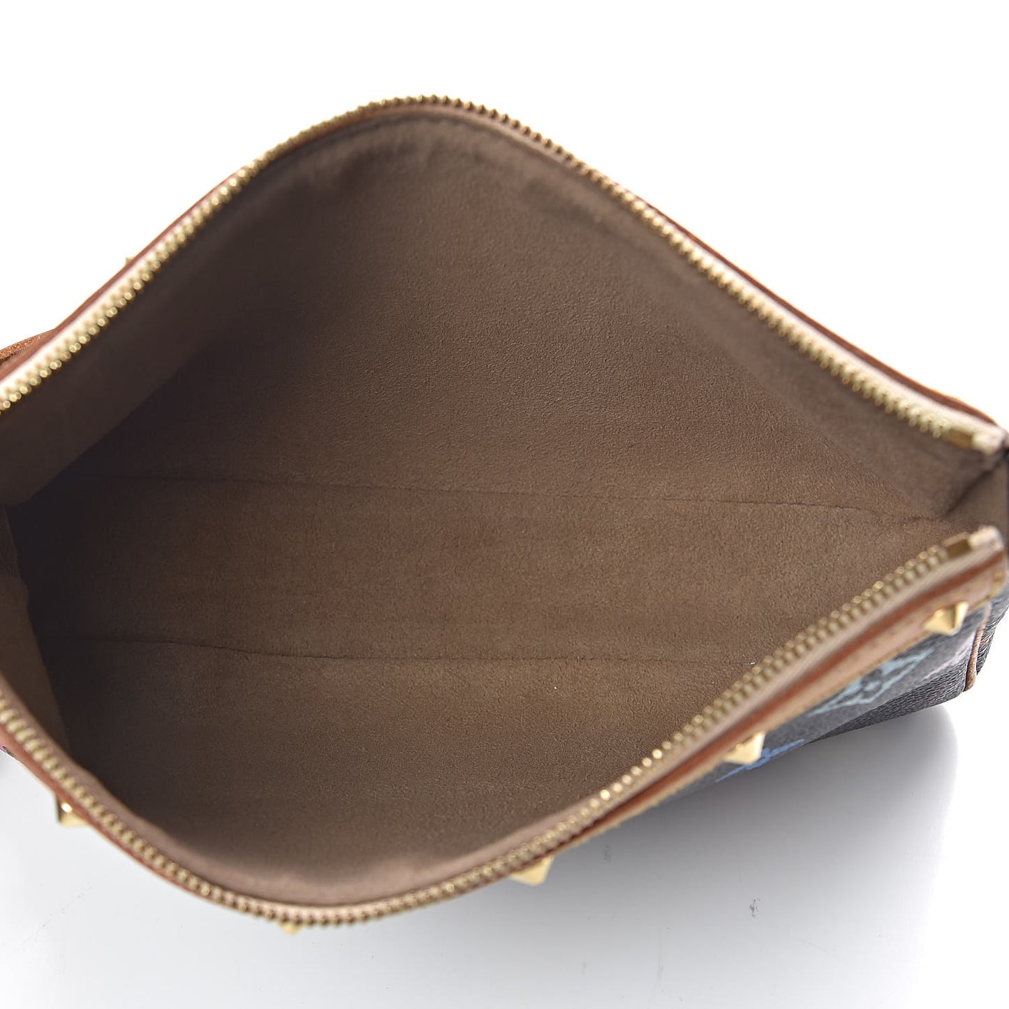 Monogram Multicolor Pochette Accessories Black