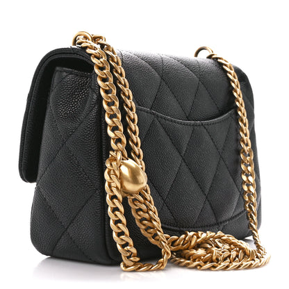 Chanel Caviar Quilted Mini Sweetheart Flap Black 3 of 11
