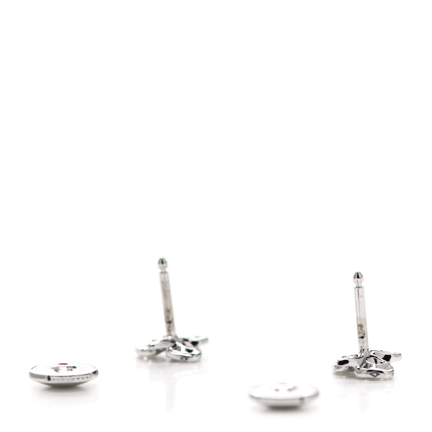 18K White Gold Diamond Caresse D'Orchidees Par Cartier Earrings