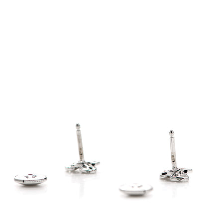 Cartier 18K White Gold Diamond Caresse D'Orchidees Par Cartier Earrings 3 of 5