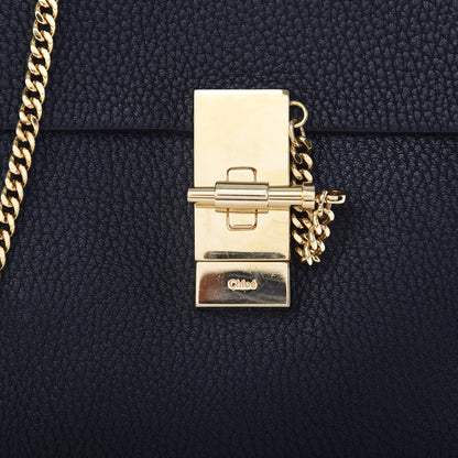 Chloe Grained Lambskin Drew Shoulder Bag Black 8 of 8