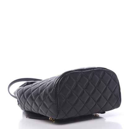 Chanel Calfskin Quilted Mini Urban Spirit Backpack Black 3 of 9
