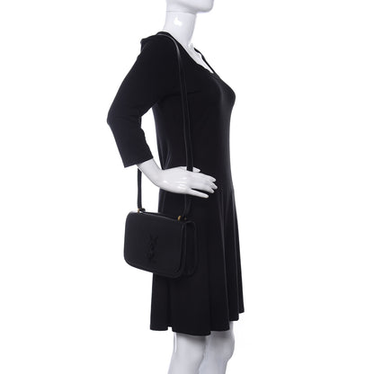 Saint Laurent Smooth Calfskin Small Spontini Saddle Bag Black 2 of 10