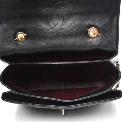 Chanel Lambskin Quilted Large Trendy CC Dual Handle Flap Bag Black 6 of 22
