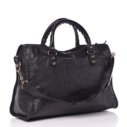 Balenciaga Agneau Giant 12 Rose Gold Hardware City Black 3 of 17