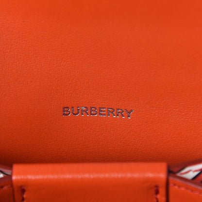 Burberry Calfskin Monogram Jessie Chain Card Case Vermillion 5 of 7