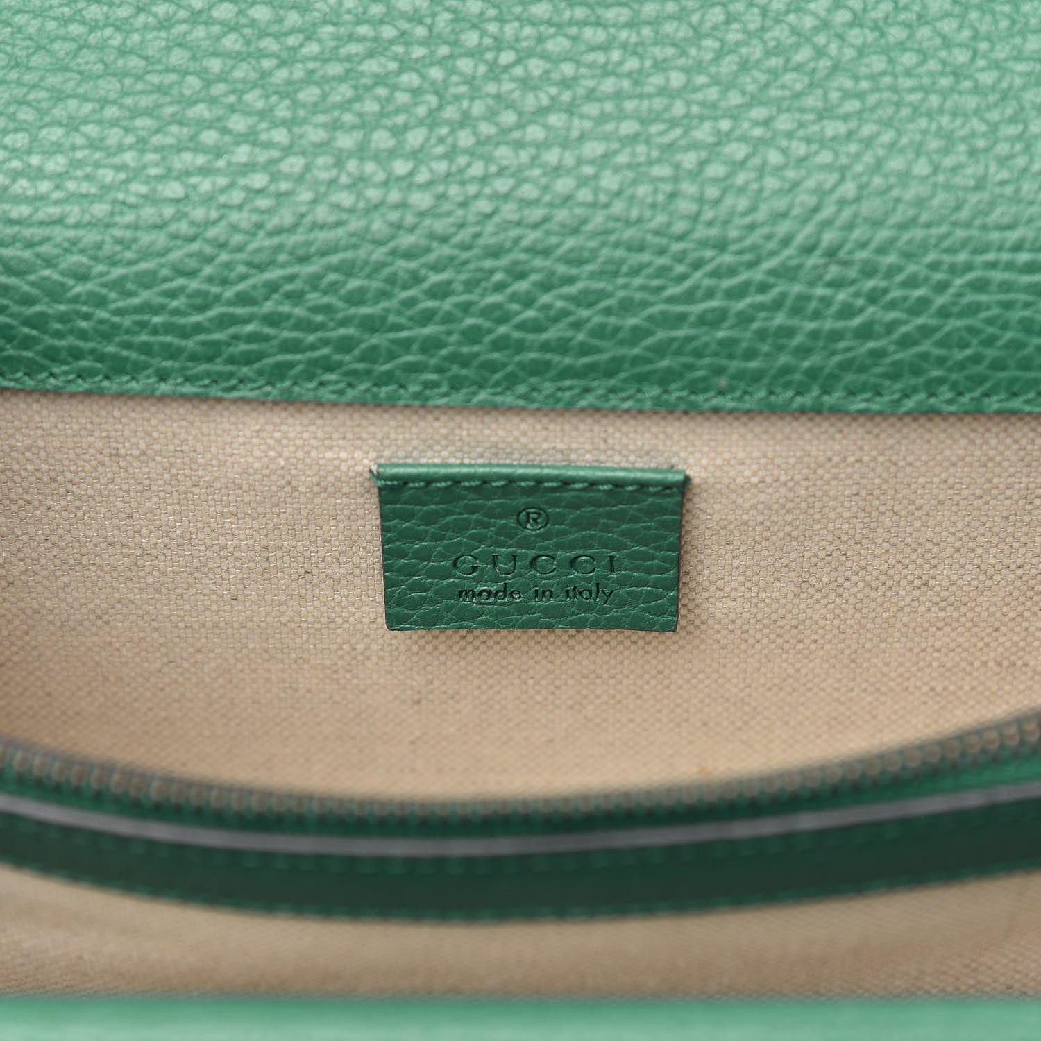 Gucci Pebbled Calfskin Small Dionysus Shoulder Bag Emerald 6 of 10