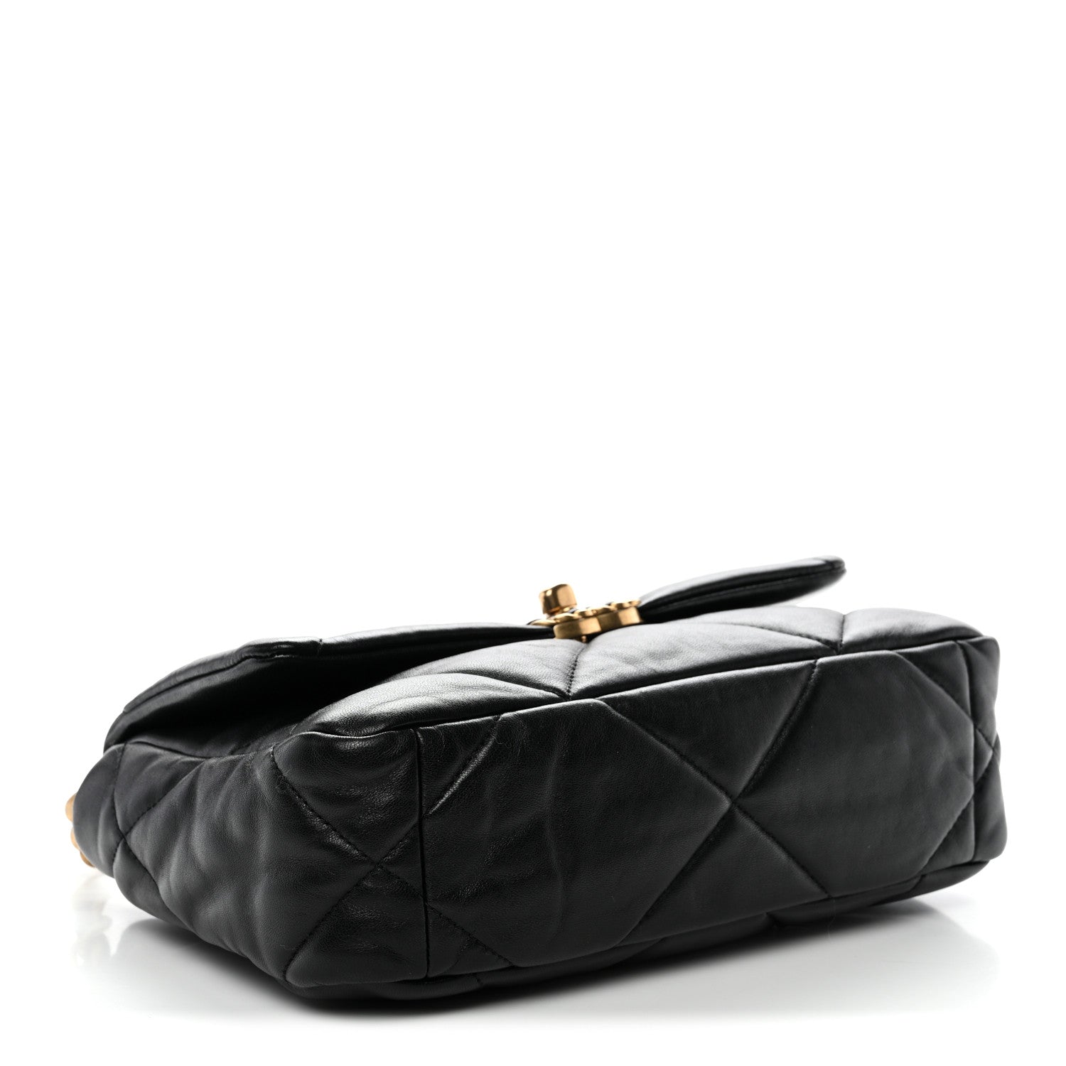 Chanel Lambskin Quilted Medium Chanel 19 Flap Black 4 of 10