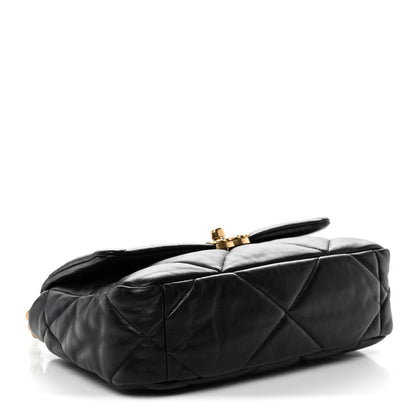 Chanel Lambskin Quilted Medium Chanel 19 Flap Black 4 of 10
