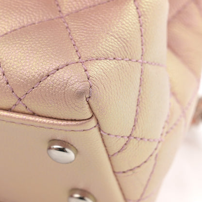Chanel Iridescent Caviar Quilted Extra Mini Coco Handle Flap Light Pink 11 of 11