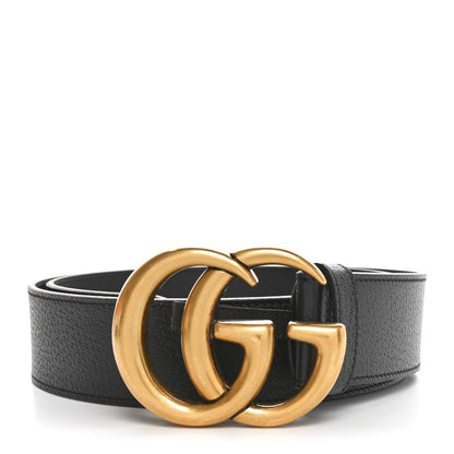 Gucci Calfskin Double G 40mm Belt 85 34 Black 1 of 5