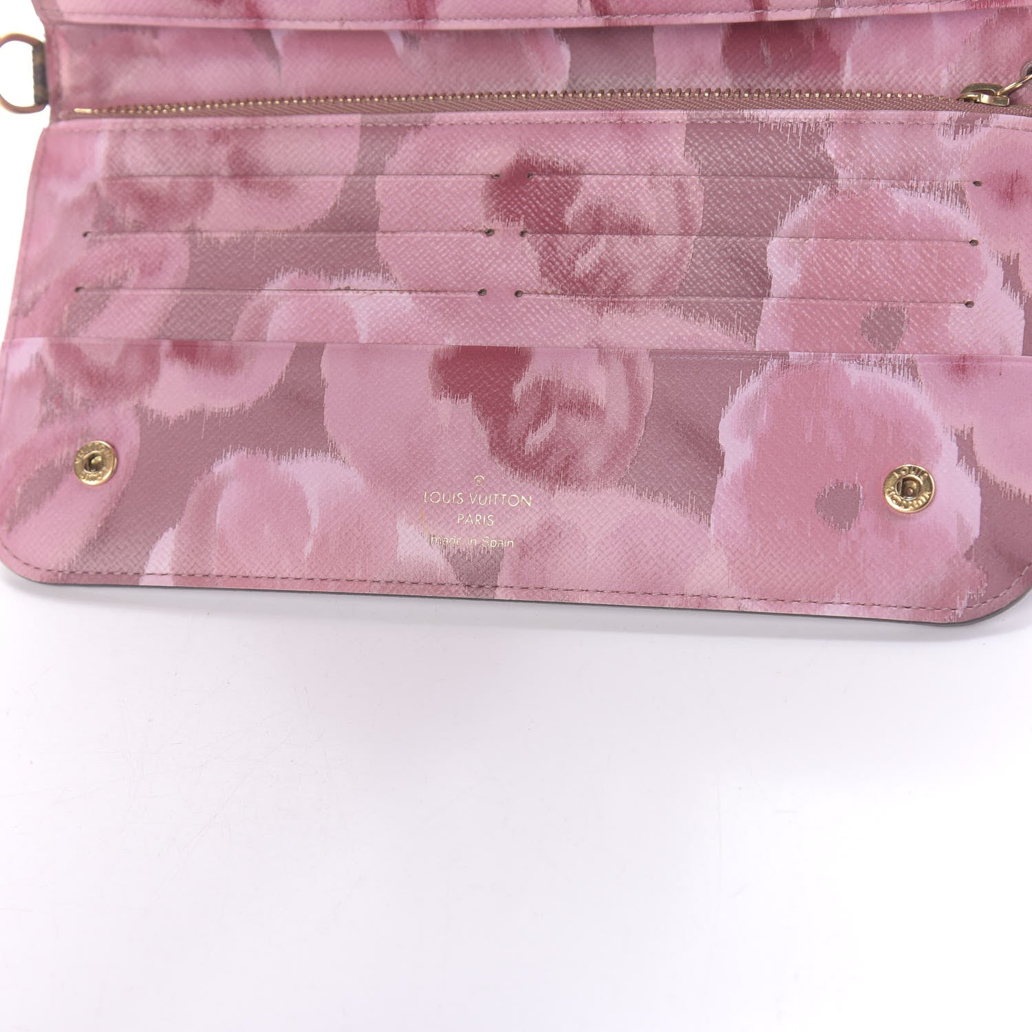 Louis Vuitton Monogram Articles de Voyage Ikat Insolite Wallet Rose Velours 8 of 12