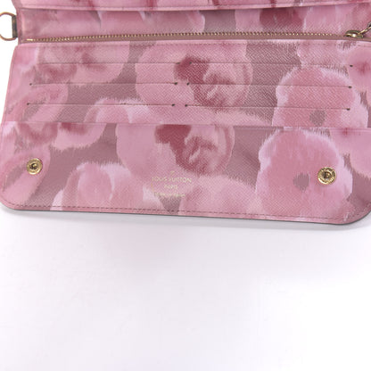 Louis Vuitton Monogram Articles de Voyage Ikat Insolite Wallet Rose Velours 8 of 12