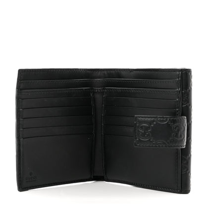 Gucci Guccissima Bow French Flap Wallet Chocolate Brown 5 of 8