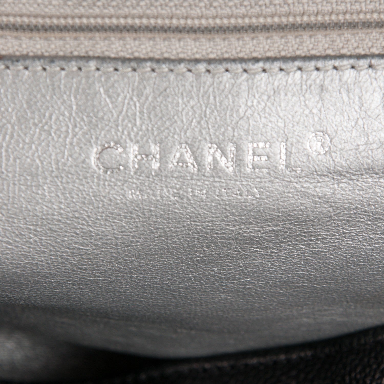 Chanel Glazed Caviar East West Modern Chain Tote Black 6 of 10
