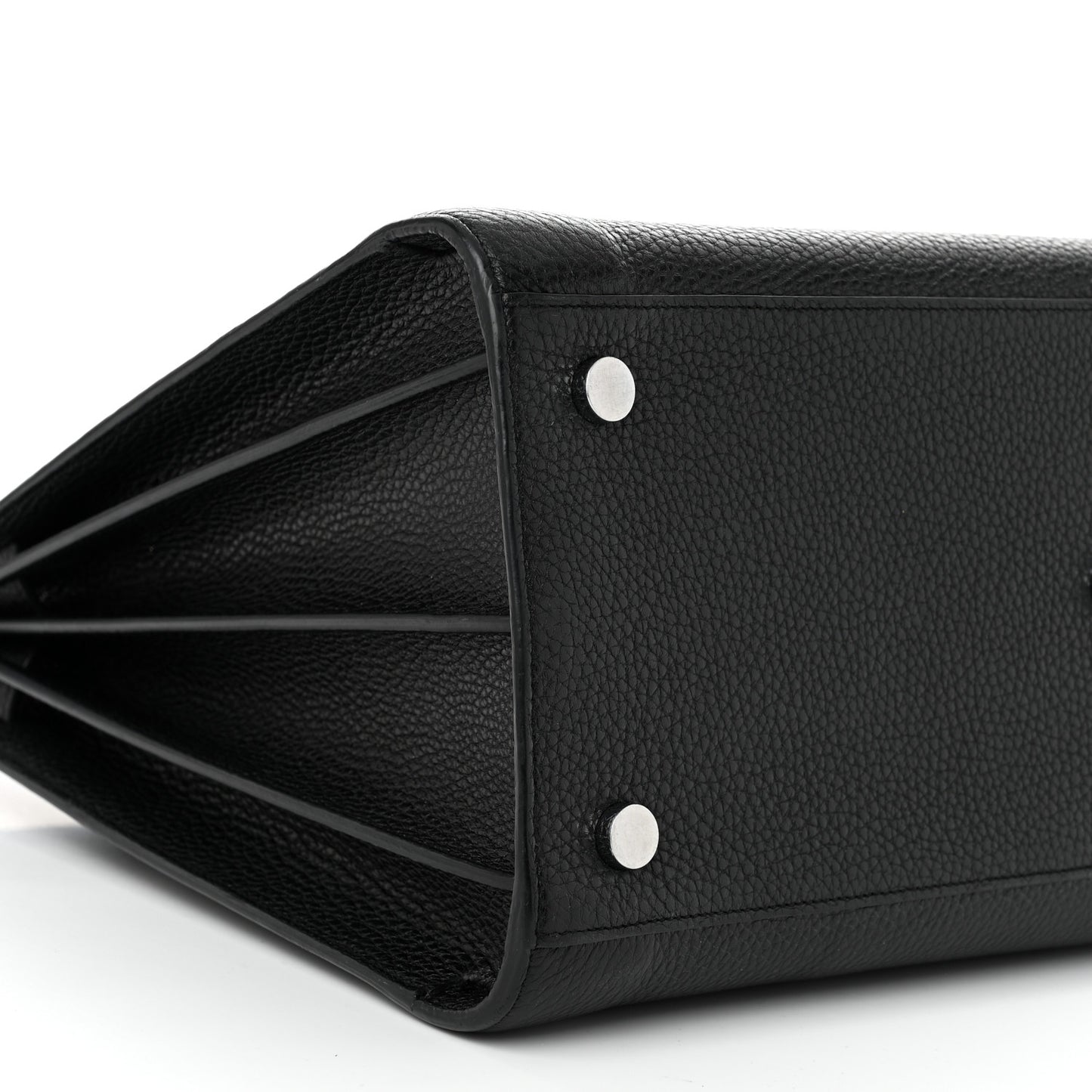 Grained Calfskin Large Sac De Jour Carryall Black