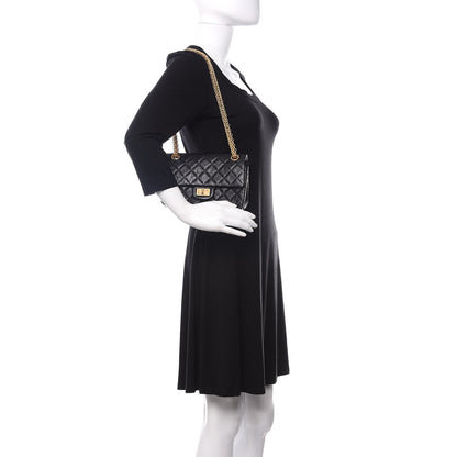 Chanel Aged Calfskin Quilted 2.55 Reissue Mini Flap Black 3 of 11