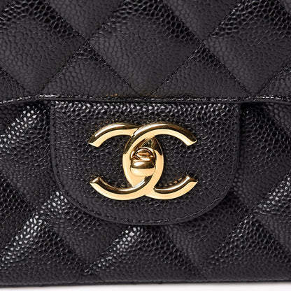 Chanel Caviar Quilted Maxi Double Flap Black 8 of 10