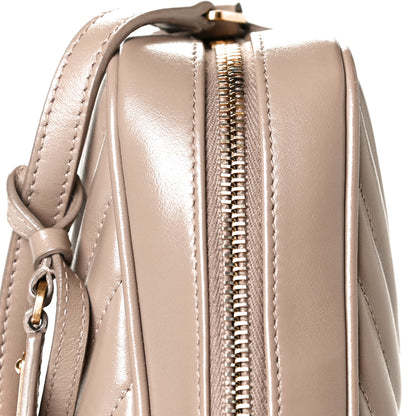 Saint Laurent Calfskin Matelasse Monogram Lou Camera Bag Dusty Grey 5 of 7