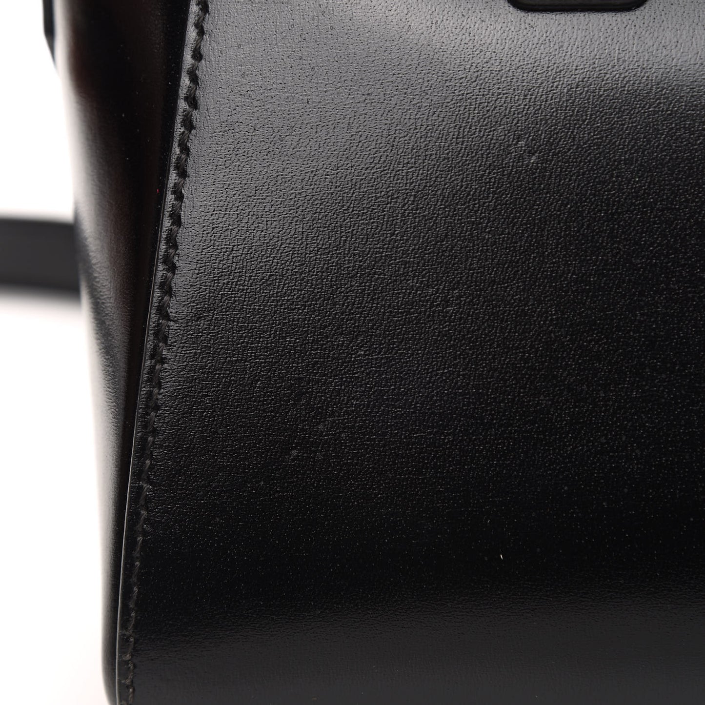 Shiny Lord Calfskin Mini Antigona Black