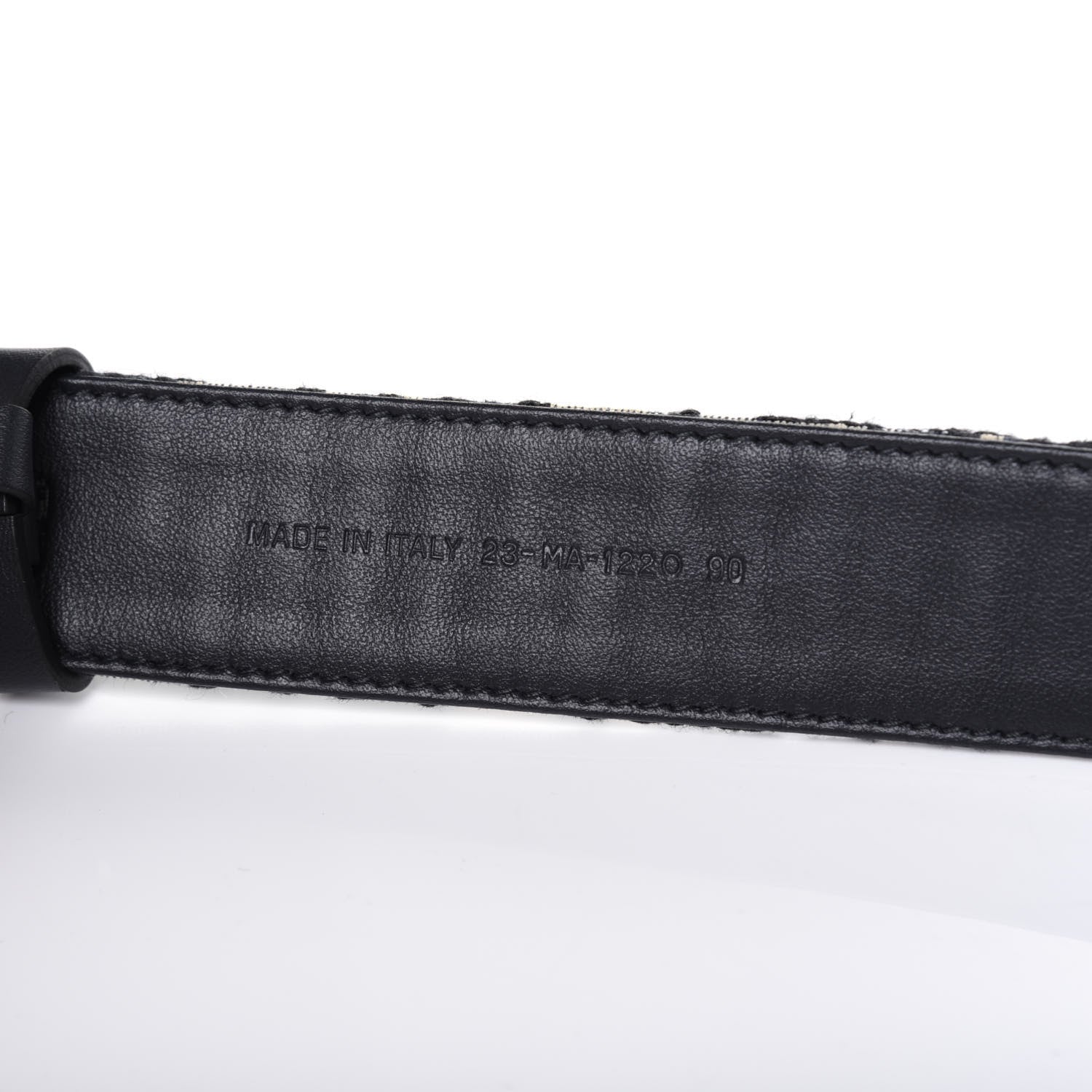 Christian Dior Oblique 30 Montaigne 35mm Belt 90 Blue 3 of 9