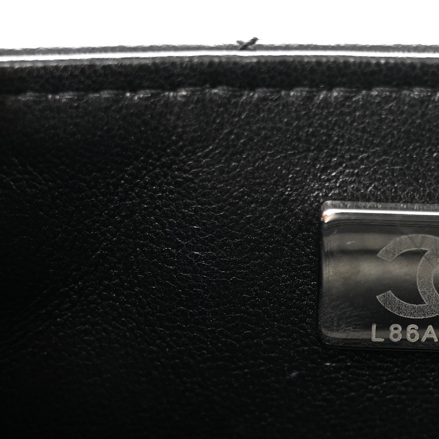 Chanel Lambskin Quilted Mini Rectangular Flap Black 6 of 10