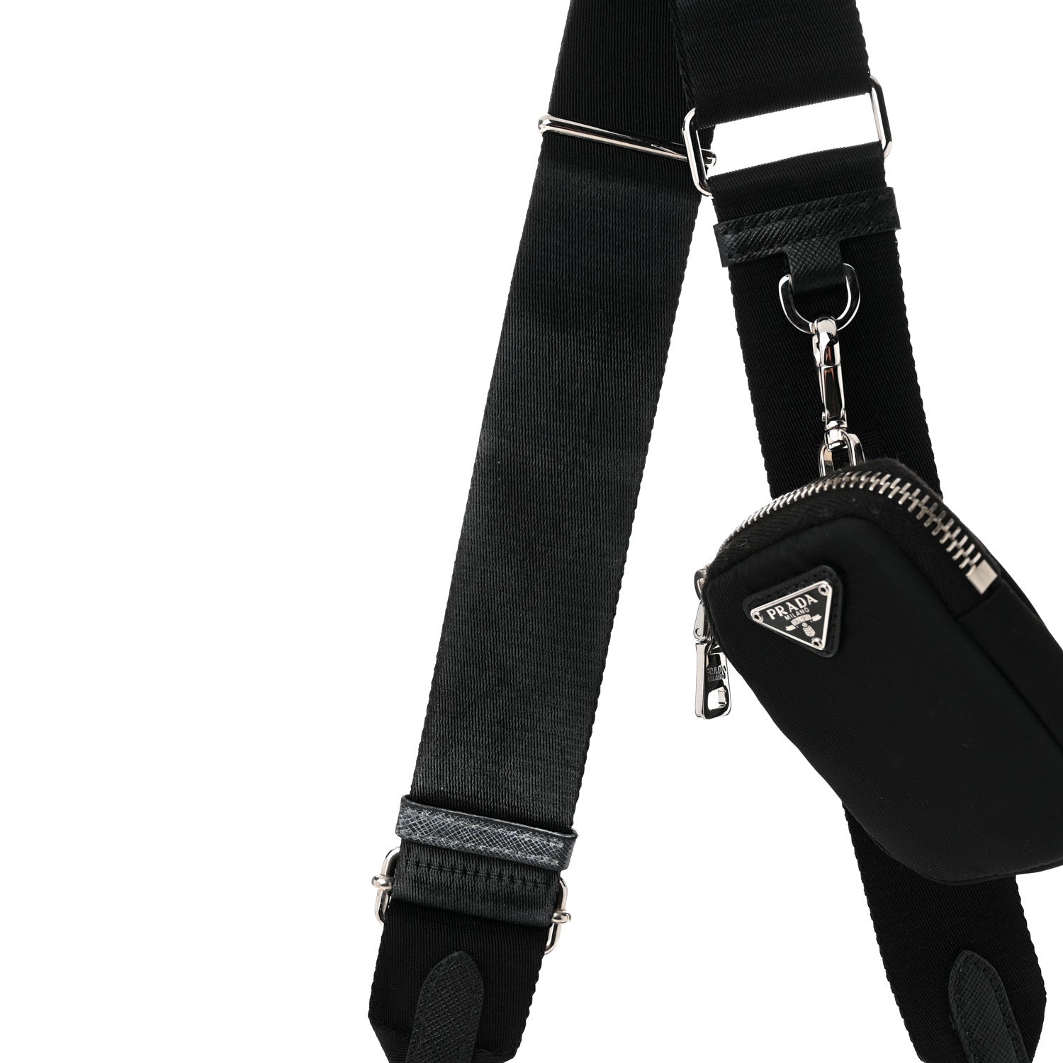 Prada Nylon Re-Edition 2005 Shoulder Bag Black 12 of 13