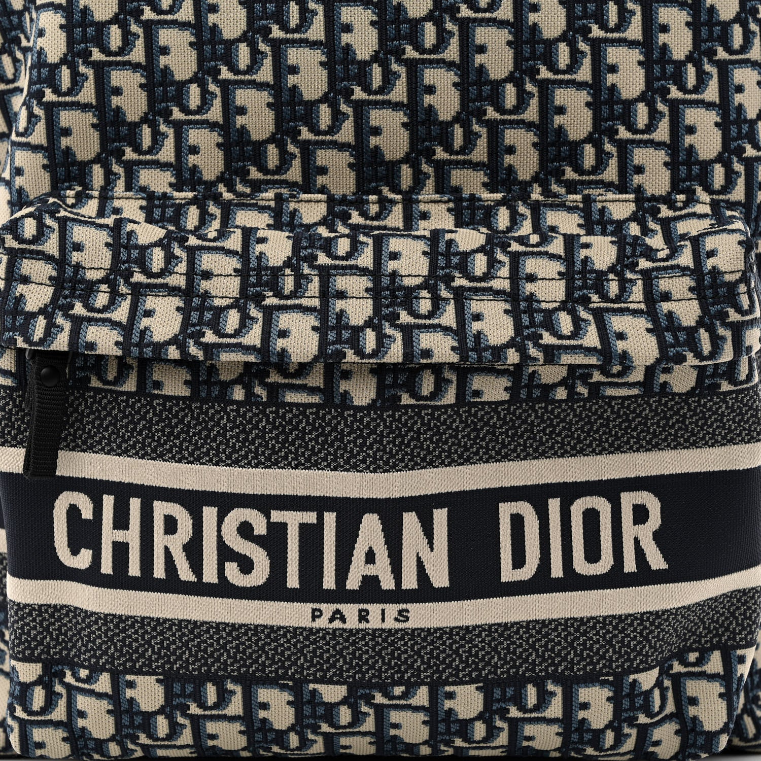 Christian Dior Oblique Diortravel Backpack Blue 8 of 10
