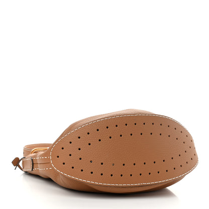 Delvaux Taurillon Pin Daily Surpique Bucket Vegetal Ivory 4 of 9