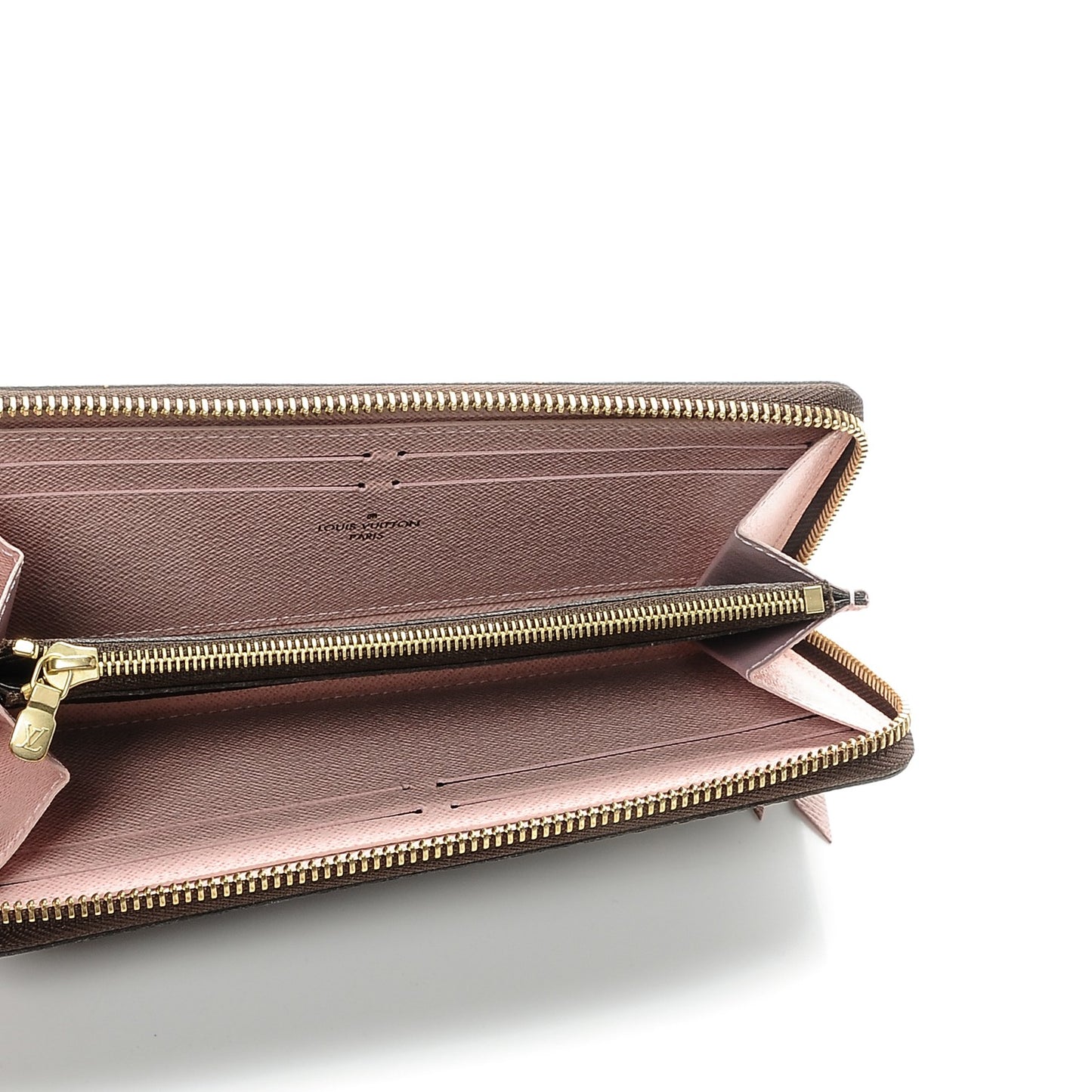 Monogram Clemence Wallet Rose Ballerine
