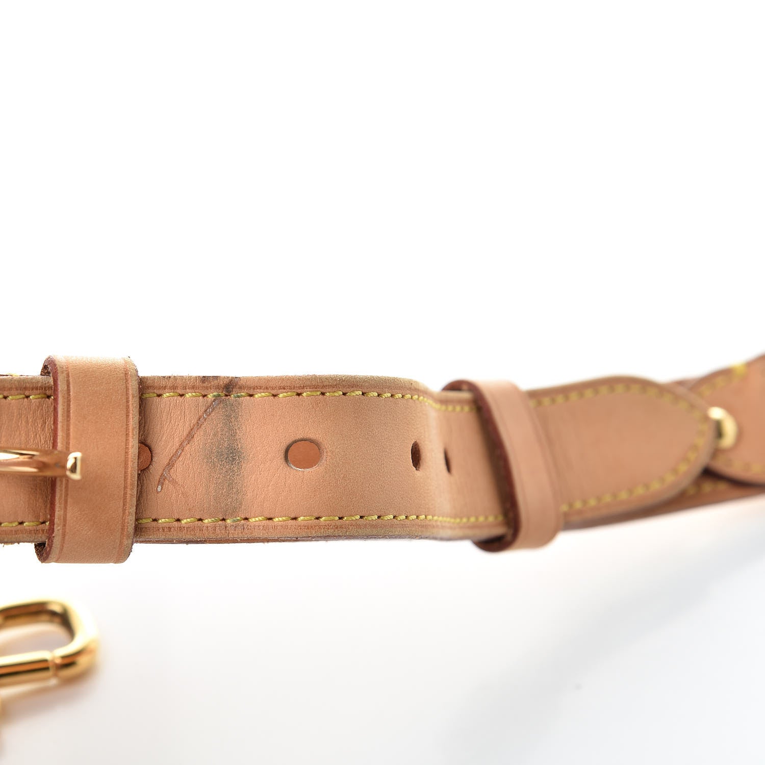 Louis Vuitton Vachetta 25mm Adjustable Shoulder Strap VVN 5 of 7