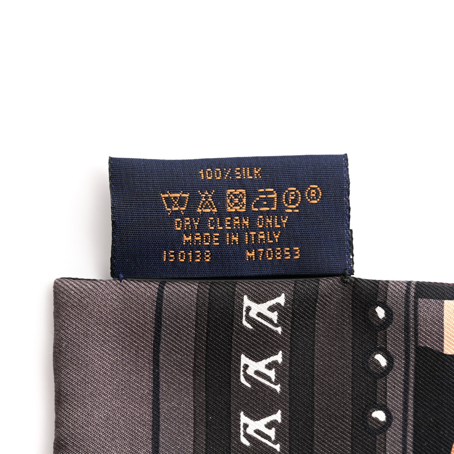 Silk Monogram LV World Bandeau Brown
