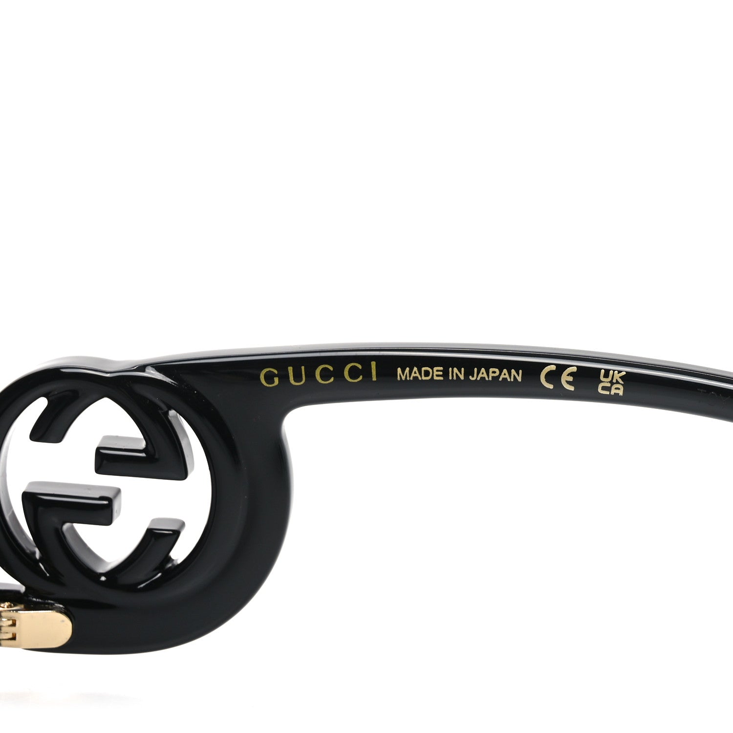 Gucci Acetate Rectangle Frame Sunglasses GG1326S Black 5 of 8