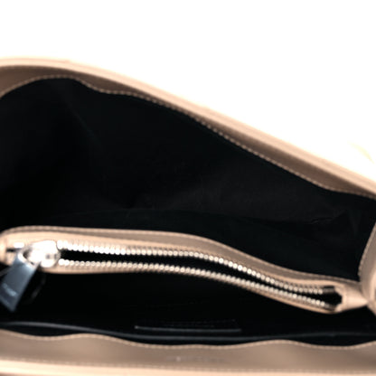 Saint Laurent Calfskin Y Quilted Monogram Small Loulou Chain Satchel Light Natural 4 of 16
