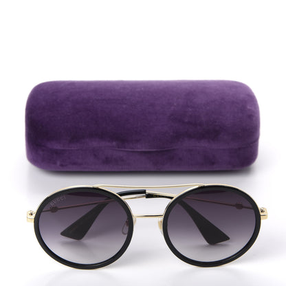 Gucci Round Frame Sunglasses GG0061S Black 8 of 8