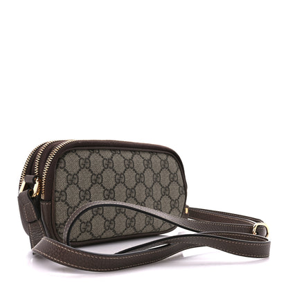 Gucci GG Supreme Monogram Web Mini Ophidia GG Bag Brown 3 of 10