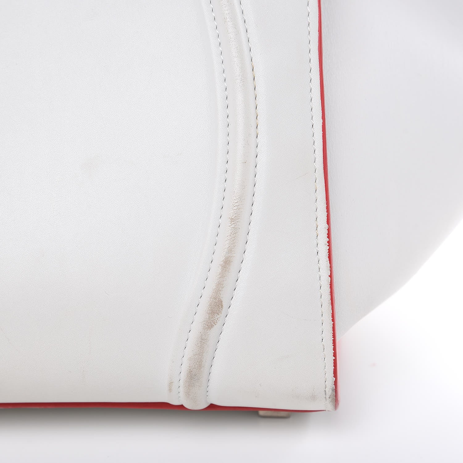Celine Smooth Calfskin Medium Phantom Luggage White 17 of 26