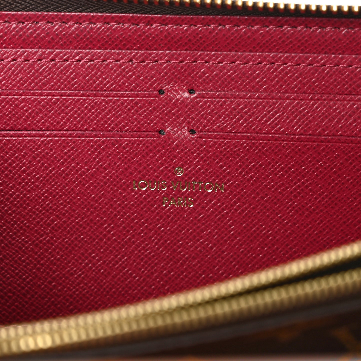Monogram Clemence Wallet Fuchsia