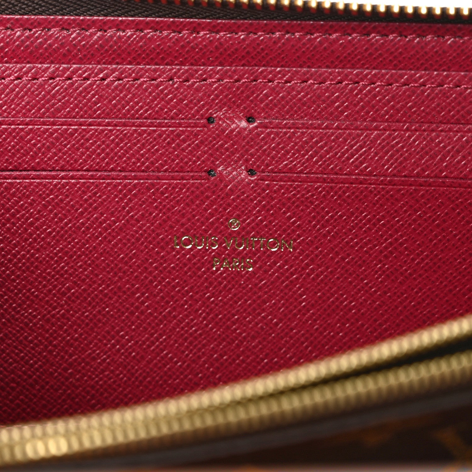 Louis Vuitton Monogram Clemence Wallet Fuchsia 6 of 6