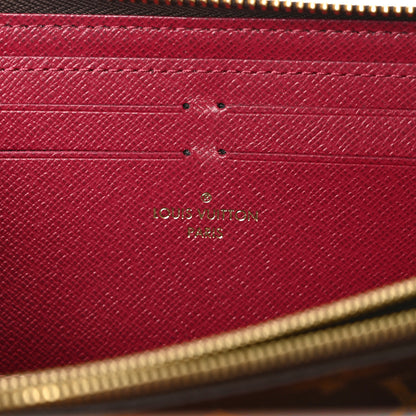 Louis Vuitton Monogram Clemence Wallet Fuchsia 6 of 6