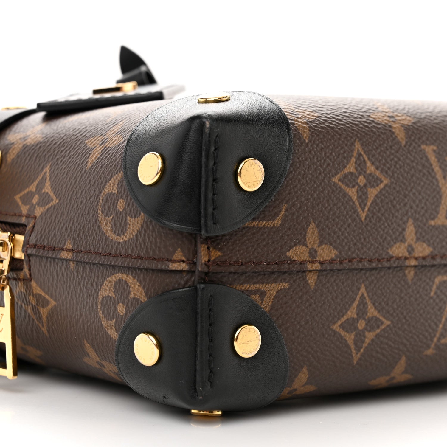 Louis Vuitton Monogram Petite Malle Souple Black 8 of 10
