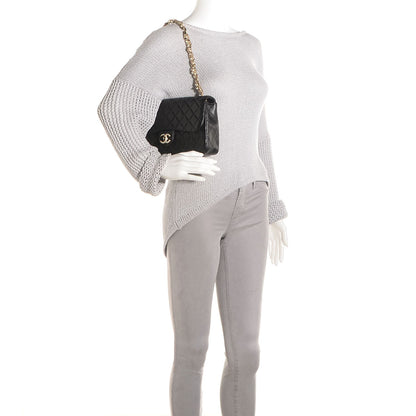 Chanel Lambskin Medium Westminster Pearl Flap Black 2 of 8