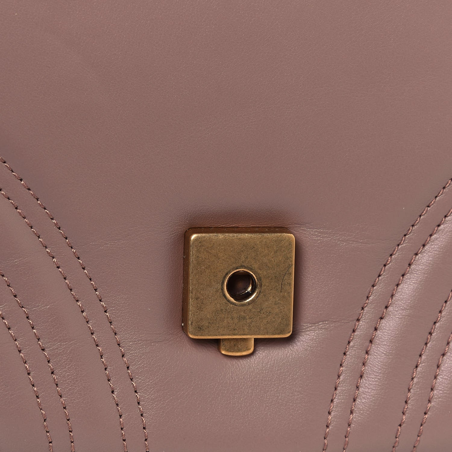 Gucci Calfskin Matelasse Medium GG Marmont Top Handle Shoulder Bag Porcelain Rose 13 of 14