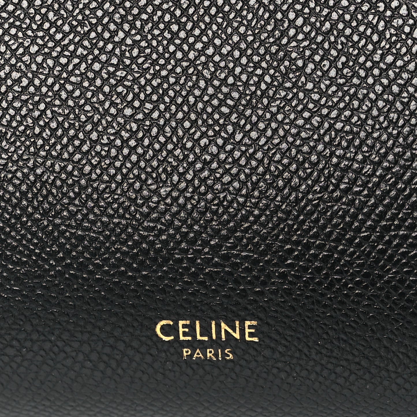 Grained Calfskin Mini Belt Bag Black
