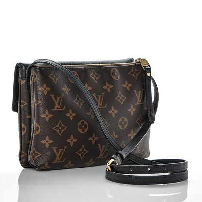 Louis Vuitton Monogram Twice Pochette Black 2 of 7