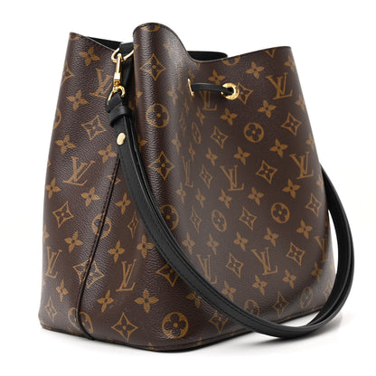 Louis Vuitton Monogram Neonoe MM Black 3 of 10