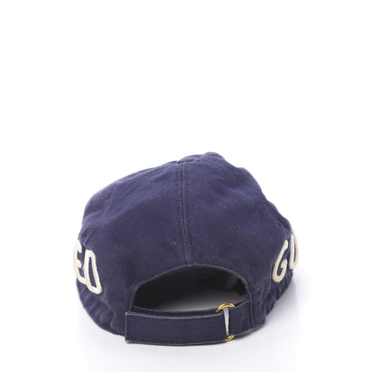 Gucci Cotton Loved Baseball Hat S Navy 5 of 9