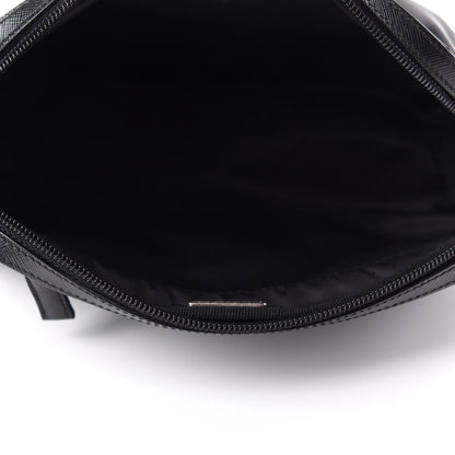 Prada Tessuto Nylon Saffiano Pouch Black 5 of 7