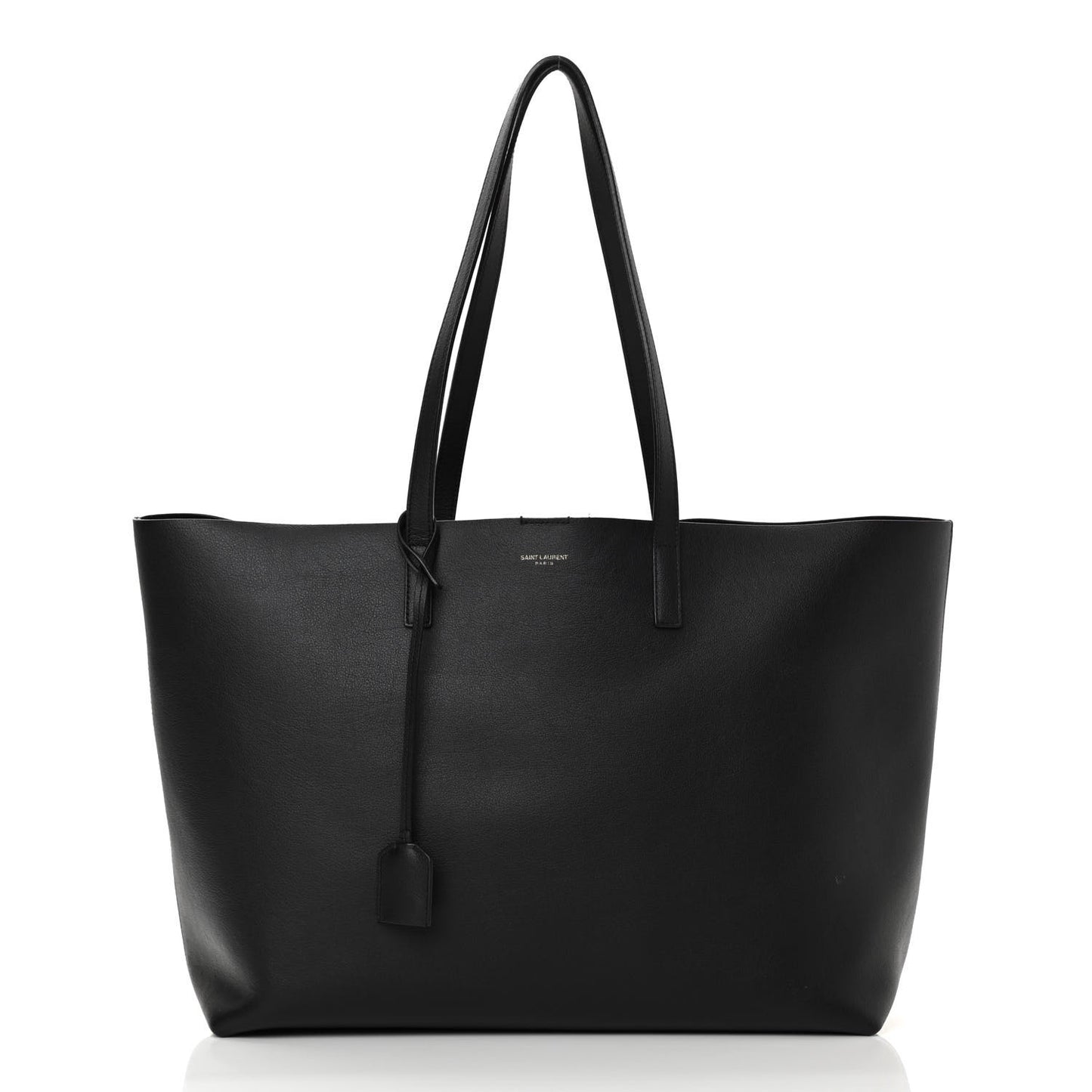 Calfskin Large Shopping Tote Black